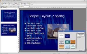 Abbildung 3: Entscheiden Sie sich erst für ein Foliendesign…