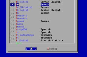 Abbildung 3: Die Tastaturbelegung ändern Sie über das Menü <code srcset=