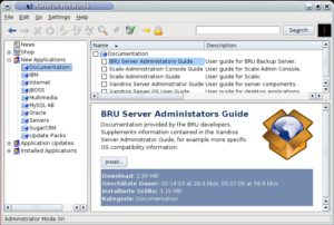 Abbildung 3: Registrierte Benutzer installieren über den Synaptic-ähnlichen Paketmanager     <code srcset=