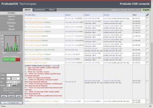 Abbildung 3: Das Prewikka-Frontend von Prelude zeigt einzelne Meldungen übersichtlich dargestellt an.