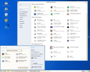 Abbildung 3: Etwas umständlich gestaltet sich unter Gnome die Suche nach installierter Software.