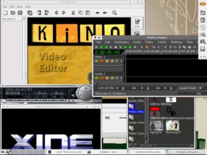 Abbildung 3: Profi-Software in einem fein aufeinander abgestimmten Desktop – die Entwickler von Dynebolic haben auch mit der aktuelle Version 2.4.2 ganze Arbeit geleistet.