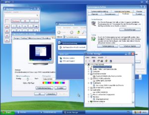 Abbildung 3: Wie der Gerätemanager von Windows XP beweist, sieht das installierte Gast-Betriebssystem nur die durch Qemu simulierte Hardware.