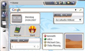 Abbildung 3: Dank platzsparender Applets passen etliche Programme auf den Desktop.