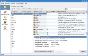 Abbildung 3: Der Paketmanager ist ebenso einfach zu bedienen, wie die Installationsdialoge in Suse oder Mandriva.