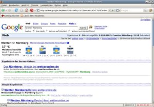 Abbildung 3: Per Makro kommt man mit Googlefilter schnell an Informationen, die es bei Google sonst nicht ohne weiteres gibt.