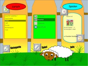Abbildung 3: Schnell findet sich bei Genesis das passende Spiel.