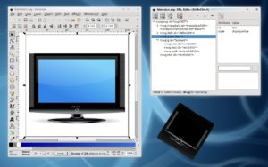 Abbildung 3: In Inkscape bearbeiten Sie Vektorgrafiken im SVG-Format weiter.
