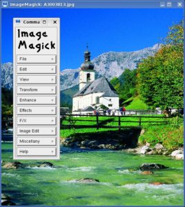 Abbildung 3: Alternative zu Gimp: Auch mit ImageMagick optimieren Sie Ihre Ferienfotos.