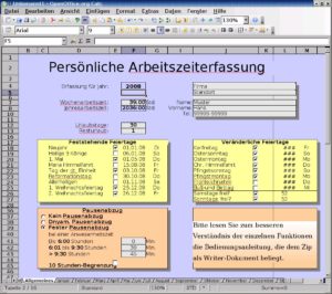 Abbildung 3: Mit der Arbeitszeiterfassung PAZE finden Sie schnell heraus, mit welchen Brückentagen Sie Ihren Urlaub verlängern.