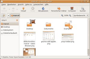 Abbildung 3: Der Datei-Manager Nautilus ist eine der Kernkomponenten von Gnome.