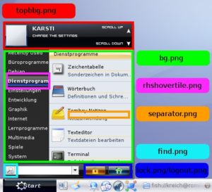 Abbildung 4: Themes bestehen aus PNG-Grafiken. Welche Namen diese haben, sehen Sie hier.