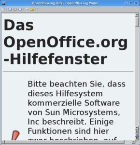 Abbildung 4: Große Hilfe: Mit der Strg-Taste und dem Mausrad vergrößern Sie die Anzeige der Texte im Hilfebildschirm.