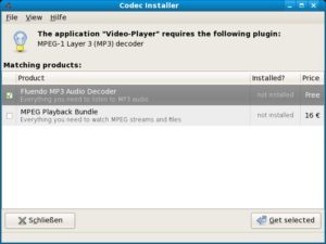 Abbildung 4: Fedora-8-Benutzer werden für das Playback von Multimedia-Dateien zur Kasse gebeten – allerdings nur unter Gnome.