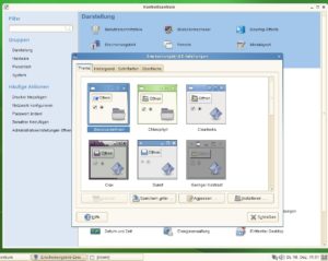 Abbildung 4: Unter Gnome gibt es statt eines zentralen Kontrollzentrums zahlreiche Dialogfenster zur Konfigurationen einzelner Aspekte wie hier des Desktop-Erscheinungsbilds.