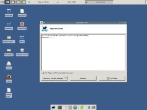 Abbildung 4: Der Desktop von Xfce enthält bereits eine Reihe von Symbolen für den Start verschiedener Anwendungen und andere wichtige Funktionen.