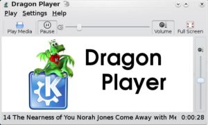 Abbildung 4: Klein aber fein: Der neue KDE-4-Mediaplayer Dragon.