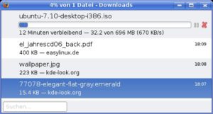 Abbildung 4: Der Downloadmanager zeigt jetzt an, auf welcher Webseite Sie eine Datei gefunden haben.