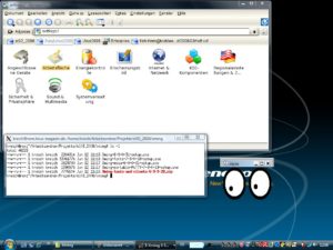 Abbildung 4: Auch mehrere Linux-Anwendungen können auf dem Windows-Desktop laufen.