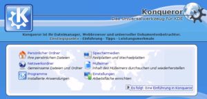 Abbildung 4: Über den KDE-Dateimanager hängen Sie bequem Datenträger ein und aus.