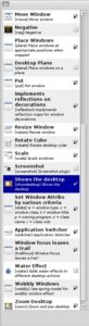 Abbildung 4: Über den Compiz-Manager (hier ein Ausschnitt des Fensters) lassen sich sämtliche Plugins aktivieren und verwalten.