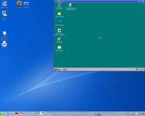 Abbildung 4: Emulatoren eignen sich auch hervorragend, um alte Software zu reanimieren. Hier läuft ein circa 10 Jahre altes Windows98.