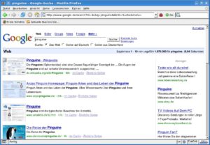 Abbildung 4: Die Firefox-Extension "GooglePreview" blendet zu einer Google-Suche Vorschaubilder der gefundenen Webseiten ein.