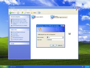 Abbildung 4: Stimmt der Anmeldename und das Passwort des Windows-Benutzers mit keinem unter Samba eingerichteten Nutzer überein, müssen Sie sich unter Windows noch extra authentifizieren.