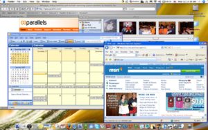 Abbildung 4: Die aktuelle Betaversion von Parallels Desktop für den Mac bietet eine "Coherence" genannte Betriebsart, in der jedes Windows-Programm ein eigenständiges Fenster auf der Mac-OS-Oberfläche öffnet.