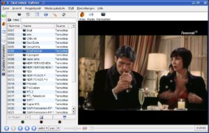 Abbildung 4: Im Idealfall liefert der DVB-T Empfänger das Fernsehprogramm, das dann ein TV-Programm, wie hier Kaffeine auf den Monitor bannt.