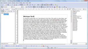 Abbildung 4: OpenOffice.org Writer bietet traditionelle Menüführung. Für Umsteiger älterer Office-Versionen gibt es daher überhaupt keine Probleme, mit dem Open Source-Paket zurechtzukommen.