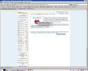 Abbildung 4: Nicht zu übersehen: Über den roten Knopf wählen Sie die Upload-Optionen des "Bilderservice" aus.