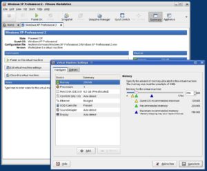 Abbildung 5: Das klar strukturierte Konfigurationsfenster der VMware Workstation ist auch für Novizen verständlich.