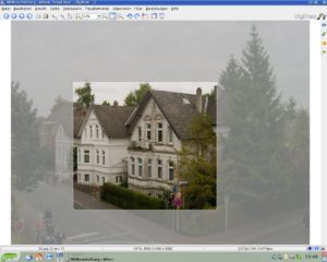 Abbildung 5: Beim freien Zuschneiden behalten Sie immer den Überblick über das komplette Bild.