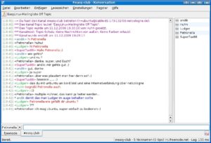 Abbildung 5: Im IRC ist rund um die Uhr etwas los.