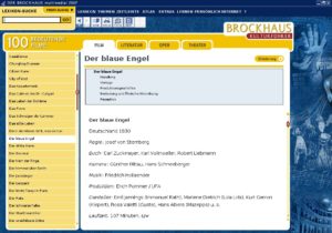 Abbildung 5: Der Kulturführer des Multimedia-Brockhaus in Aktion.