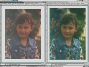 Abbildung 5: Einmal Rot-, einmal Grünstich: Beim HP ScanJet 3570C überzeugen weder das Arbeitstempo noch die Scanqualität.