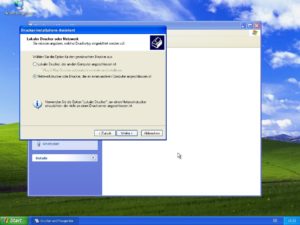 Abbildung 5: Die Einrichtung eines Druckers unter Windows funktioniert mit dem bekannten Assistenten.