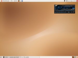 Abbildung 5: Die aktuelle Ubuntu-Version läuft problemlos auf dem neuen Via-Mainboard. Nur bei der Soundausgabe muss man etwas nacharbeiten.