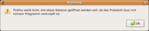 Abbildung 5: Auf Wunsch präsentiert Firefox seine Fehlermeldungen in einer Dialogbox.