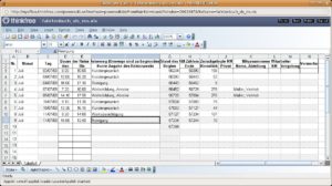 Abbildung 5: Wie gehabt: Thinkfree Calc verarbeitet das Excel-Spreadsheet ohne Schwierigkeiten.