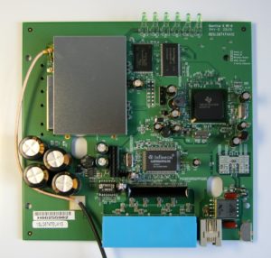 Abbildung 5: Gestatten, Herta: Die Huckepackplatine in der Horstbox bewältigt die Netzwerkaufgaben.