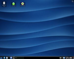 Abbildung 5: So präsentiert sich KDE 4 direkt nach dem Start.