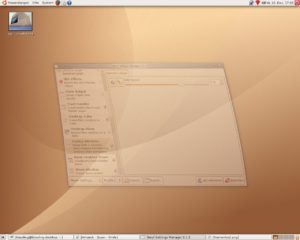 Abbildung 6: Schwabbelnde und nahezu transparente Fenster eignen sich weniger für die täglichen Arbeitsroutine, sehen aber attraktiv aus.