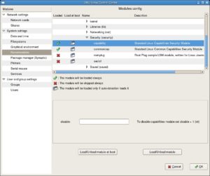 Abbildung 6: Die Schaltzentrale von UHU-Linux integriert neben den wichtigsten Modulen auch den Paketmanager und das Setup von Kernelmodulen.