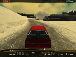Abbildung 6: Diese Winterlandschaft bringt die externe Strecke Rally mit.