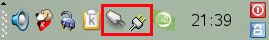 Abbildung 6: KNetworkmanager und KInternet.