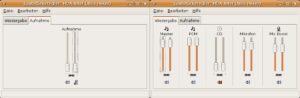 Abbildung 7: Die Sound-Einstellungen in Gnome: Damit Sie sich selbst hören und auch Ihr Gegenüber Sie empfängt, drehen Sie die Regler für das Mikrofon und für die Aufnahme auf und aktivieren "Mic Boost".
