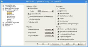 Abbildung 7: Sie können in Calc die Anzeige von Nullwerten unterdrücken. Allerdings schalten Sie damit auch berechnete Nullsummen aus.
