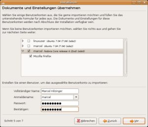 Abbildung 7: Ein neues Tool vereinfacht den Import von Benutzerkonten und -daten.